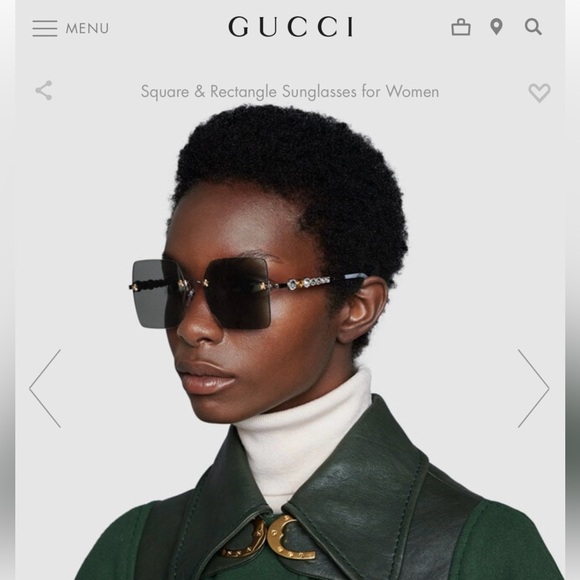 Gucci Sunglasses for Women Stars & Rhinestones Very Rare | Never worn, like new - Picture 1 of 6